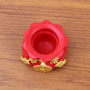 Hủ Vàng Phong Thủy Tài Lộc, Túi Thần Tài Để Taplo Ô Tô, Bàn Làm Việc - Hủ Đựng Muối Gạo Bàn Thờ Thần Tài