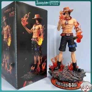 Mô Hình One Piece Portgas D. Ace Hỏa Quyền Cầm Ngọn Lửa Trên Tay 25cm
