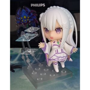 Mô Hình Nendoroid Nhân Vật Emilia Siêu Dễ Thương - Mô Hình Anime Nữ Re:Zero