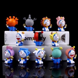 Mô Hình Doraemon 12 Cung Hoàng Đạo Dễ Thương Làm Quà Tặng, Đồ Trang Trí