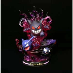 [CÓ LED] Mô Hình Pokemon Gengar Tiến Hóa Các Cấp Cao 25cm Fullbox | Mô Hình Bóng Ma Gengar