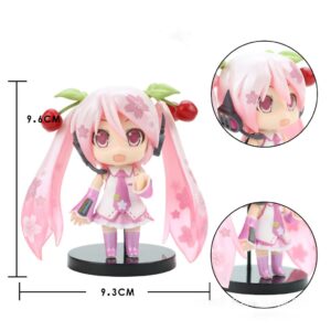 Set 3 Mô Hình Nhân Vật Miku Chibi Đáng Yêu - Mô Hình Nendoroid Hatsune