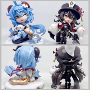 Mô Hình Genshin Impact Chibi Nhân Vật Yae Miko, Hutao, Ganyu