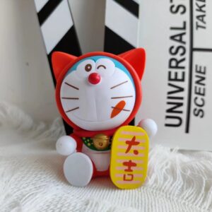 Mô Hình Doraemon Thần Tài May Mắn, Dễ Thương Làm Quà Tặng, Đồ Trang Trí