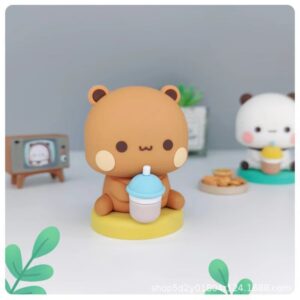 Mô Hình Gấu Trú Dudu và Bubu Trang Trí Bàn Làm Việc, Taplo, Quà Tặng