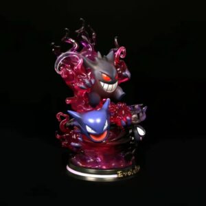 [CÓ LED] Mô Hình Pokemon Gengar Tiến Hóa Các Cấp Cao 25cm Fullbox | Mô Hình Bóng Ma Gengar