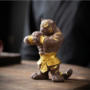 Tượng Hổ Ngênh Đấu - Tượng Tuổi Dần Trang Trí Bàn Làm Việc, Ô Tô