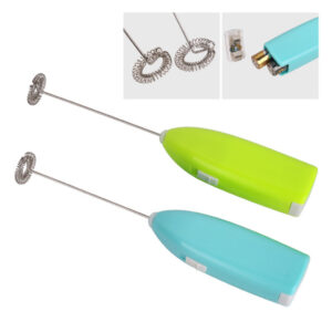 Máy Đánh Trứng, Đánh Bọt Cà Phê Tạo Crema Thơm Ngon, Cầm Tay Mini, Dùng Pin 2A