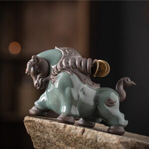 Tượng Trâu Gốm Sứ Mang Lại May Mắn, Tài Lộc