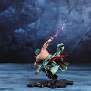 Mô Hình Zoro 300 Thế Giới Cầm Tam Kiếm, Có 2 Đầu Thay Đổi Được 28cm - Mô Hình One Piece FullBox