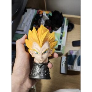 Mô Hình Dragon Ball Vegeta 45cm Có 4 Đầu Thay Thế, Có Led ở Đầu