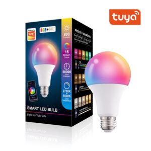 Bóng Đèn LED RGB Điều Khiển Bằng APP, Chế Độ Nháy Theo Nhạc, Hẹn Giờ Tự Tắt