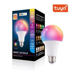 Bóng Đèn LED RGB Điều Khiển Bằng APP, Chế Độ Nháy Theo Nhạc, Hẹn Giờ Tự Tắt