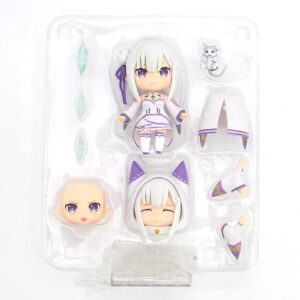 Mô Hình Nendoroid Nhân Vật Emilia Siêu Dễ Thương - Mô Hình Anime Nữ Re:Zero