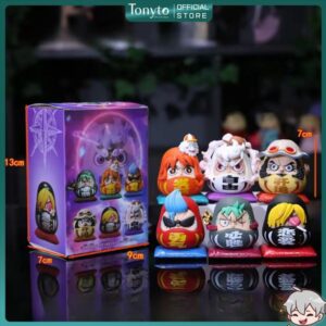 Mô Hình One Piece Băng Mũ Rơm Chibi Cosplay Daruma