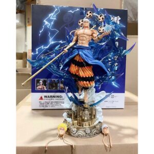 Mô Hình Thần Sấm Enel One Piece GK Trạng Thái Chiến Đấu Siêu Ngầu Có LED