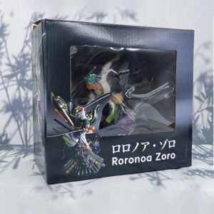 Mô Hình Roronoa Zoro Tam Kiếm Ngồi Trên Mái Nhà Cao 22cm - Mô Hình One Piece FullBox