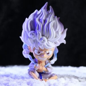 Mô Hình Luffy Gear 5 Nika Dáng Ngồi Siêu Chất Trang Trí PC, Bàn Làm Việc - Mô Hình One Piece