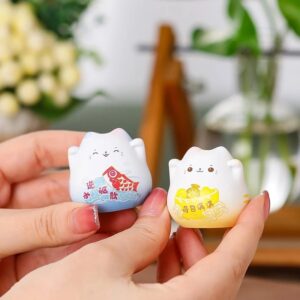 Tượng Mèo Trang Trí Decor Bàn Làm Việc, Làm Quà Tặng Mang Lại May Mắn, Niềm Vui - Tonyto