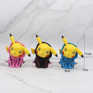 Mô Hình Pikachu Cute Mặc Đồ HipHop Siêu Đáng Yêu - Mô Hình Pokemon Trang Trí, Làm Quà Tặng