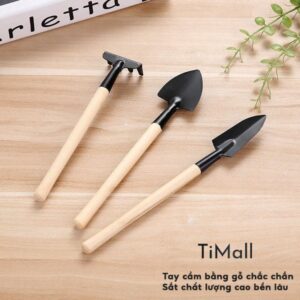Bộ Dùng Cụ Làm Vườn Mini Tiện Lợi Gồm 3 Món