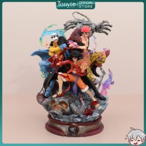 Mô Hình One Piece Bộ 3 Nhân Vật Luffy, Law, Eustass Kid