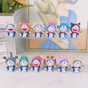 Mô Hình Doraemon 12 Cung Hoàng Đạo Dễ Thương Làm Quà Tặng, Đồ Trang Trí