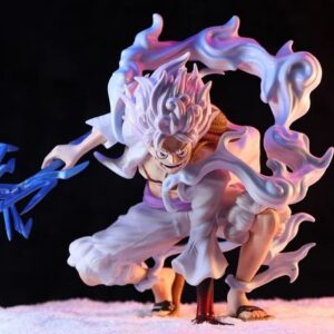 Mô Hình One Piece Luffy Gear 5 Trạng Thái Chiến Đấu Cầm Tia Sét 18cm