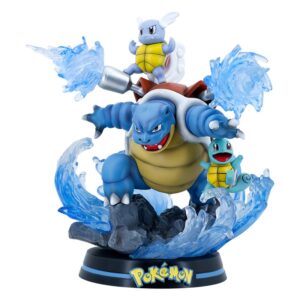 [ĐẾ LED] Mô Hình Rùa Jenny Tiến Hóa Các Cấp Cao 25cm Fullbox | Mô Hình Pokemon