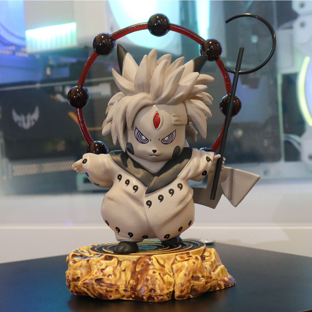 Mô Hình Pikachu Cosplay Naruto, Uchiha Obito, Madara, Pikachu Fullbox | Mô Hình Pokemon, Naruto