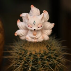 Tượng Cửu Vĩ Hồ Cầm Ngọc Mang Lại May Mắn, Sức Khỏe, Tình Duyên