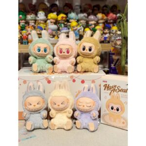 BlindBox Labubu Macaron Ver 2 Chính Hãng Pop Mart - Móc Khóa Gấu Bông Hot Trend