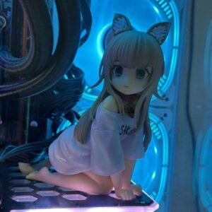 Mô Hình Uchi no Neko ga Onnanoko de Kawaii Ngồi Quỳ - Mô Hình Anime Nữ Cute