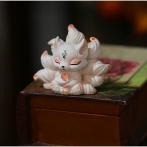 Tượng Cửu Vĩ Hồ Cầm Ngọc Mang Lại May Mắn, Sức Khỏe, Tình Duyên