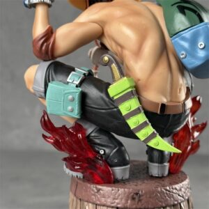 Mô hình Ace Hỏa Quyền Giơ Tay Ngồi Trên Thùng Gỗ Siêu Ngầu - Mô Hình One Piece