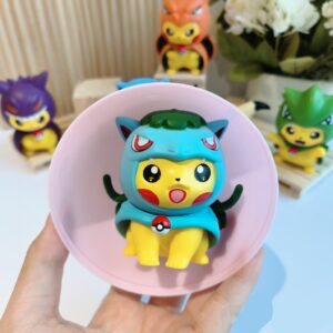 Mô Hình Pikachu Cosplay Nhân Vật Trong Pokemon Siêu Đáng Yêu