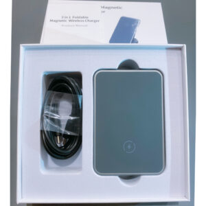 Đế Sạc Nhanh Không Dây 15W 3in1 Có Nam Châm Cho iPhone, Apple Watch, Airpod, Các Dòng Hỗ Trợ Sạc Không Dây