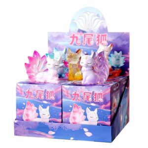 Mô Hình Blind Box Cửu Vĩ Hồ Cáo 9 Đuôi Làm Quà Tặng, Trang Trí