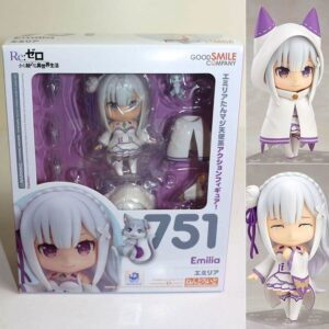 Mô Hình Nendoroid Nhân Vật Emilia Siêu Dễ Thương - Mô Hình Anime Nữ Re:Zero