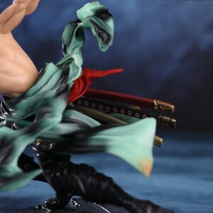 Mô Hình Zoro 300 Thế Giới Cầm Tam Kiếm, Có 2 Đầu Thay Đổi Được 28cm - Mô Hình One Piece FullBox