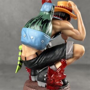 Mô hình Ace Hỏa Quyền Giơ Tay Ngồi Trên Thùng Gỗ Siêu Ngầu - Mô Hình One Piece