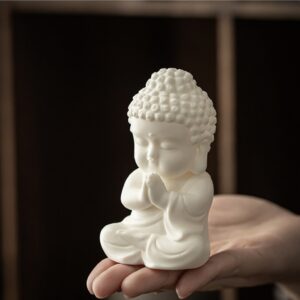 Tượng Phật Như Lai Size Nhỏ Gốm Sứ - Decor Phong Thủy An Yên