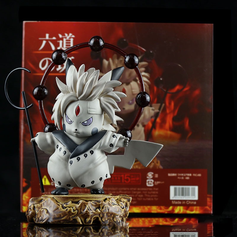 Mô Hình Pikachu Cosplay Naruto, Uchiha Obito, Madara, Pikachu Fullbox | Mô Hình Pokemon, Naruto