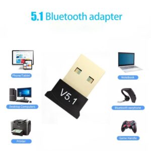 USB Bluetooth 5.1 Cho Máy Tính PC, Laptop Kết Nối Wifi, Loa, Máy In, Chuột, Bàn Phím