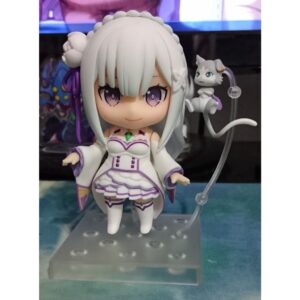 Mô Hình Nendoroid Nhân Vật Emilia Siêu Dễ Thương - Mô Hình Anime Nữ Re:Zero
