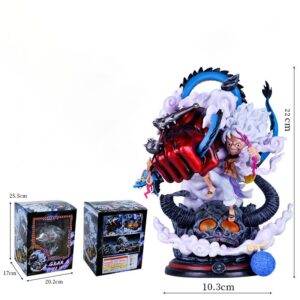 [CÓ LED] Mô Hình Luffy Nika Gear 5 Trạng Thái Chiến Đấu Bóp Kaido Siêu Ngầu | Mô Hình One Piece