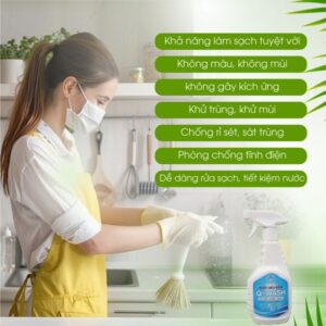Chai Xịt Siêu Kiềm Tẩy Rửa, Diệt Khuẩn, Khử Mùi Đa Năng 500ml Dùng Vệ Sinh Đồ Dùng Gia Đình, Xe Ô Tô