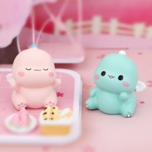 Mô Hình Khủng Long Thiên Thần Đáng Yêu | Dùng Làm Quà Tặng, Trang Trí Bàn Làm Việc, Tiểu Cảnh, Taplo Ô Tô