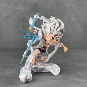 Mô Hình Luffy Gear 5 Ngầu Cầm Tia Sét 16cm - Mô Hình One Piece Chipi