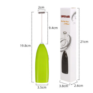 Máy Đánh Trứng, Đánh Bọt Cà Phê Tạo Crema Thơm Ngon, Cầm Tay Mini, Dùng Pin 2A